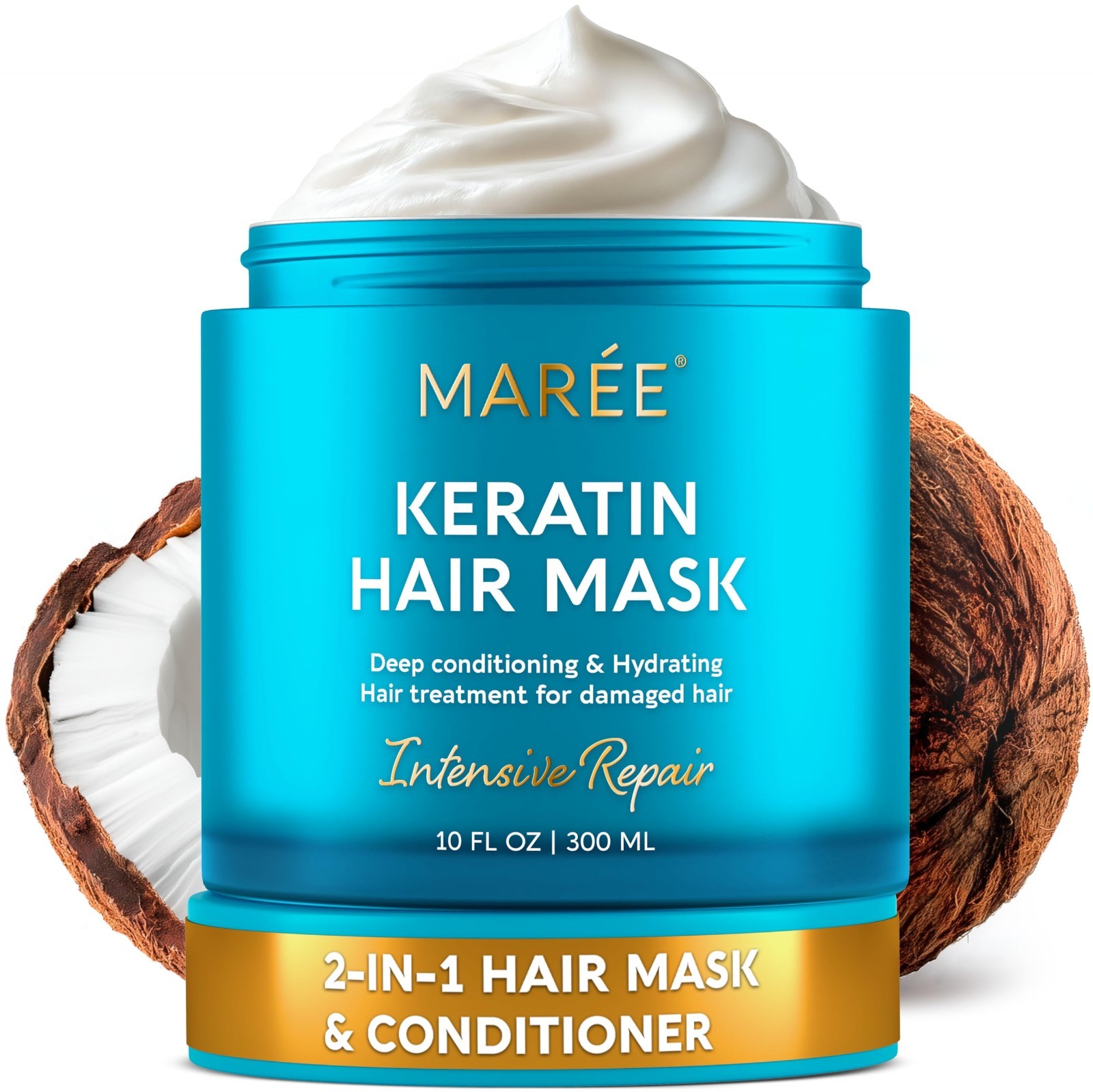 Deep Conditioning Hair Mask for Damaged Hair – Keratin Moisturizing Treatment 10