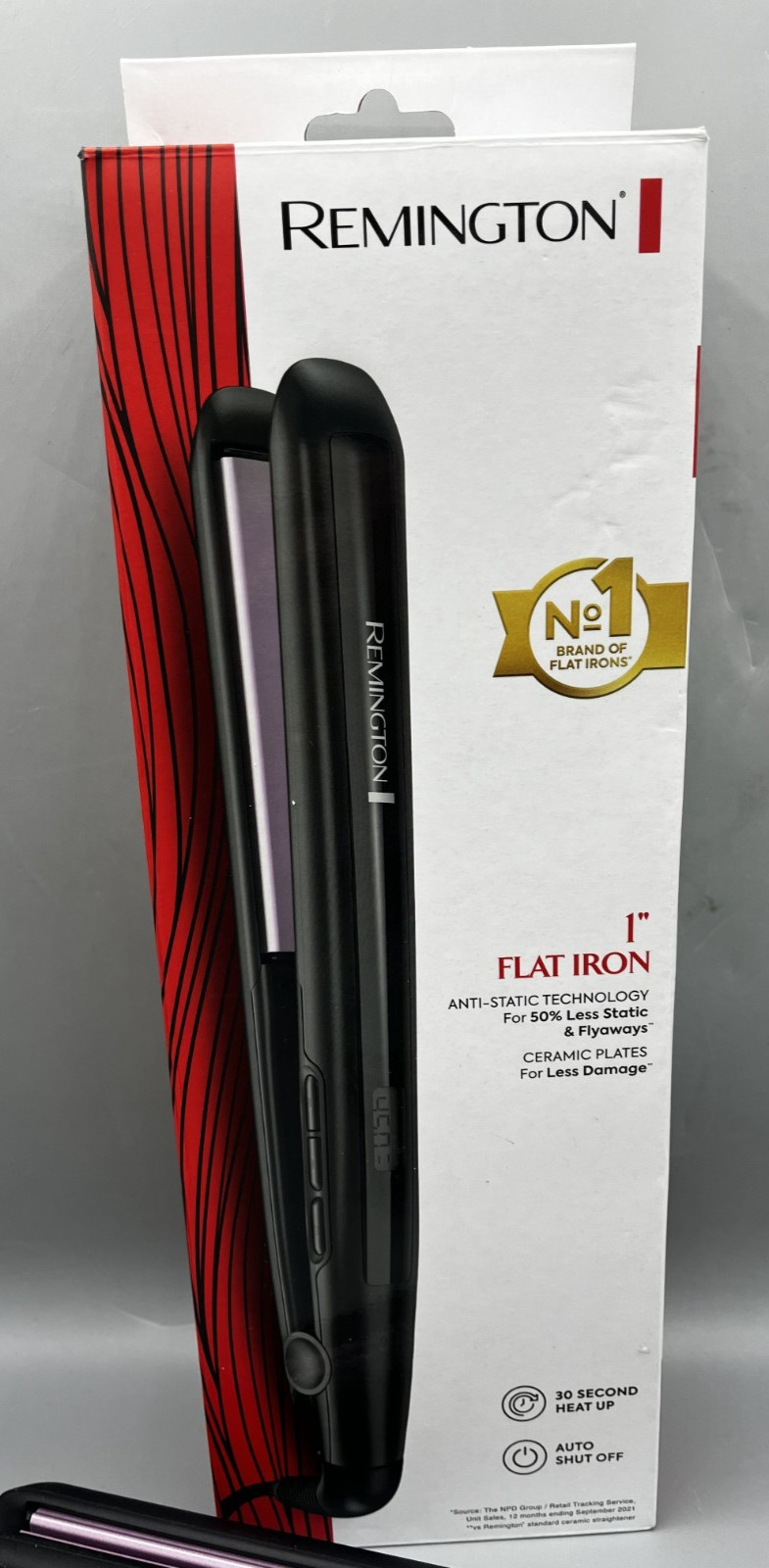 Remington 1 Inch Ceramic Hair Straightening Iron – Black USED Good Condition