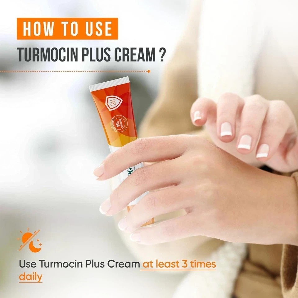 Healing Hands Turmocin Plus Cream 95% Curcumin Turmeric Herbal Skin Repair 30g