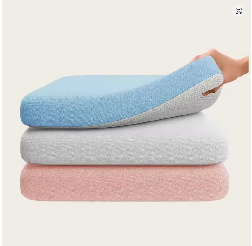 Cute Pink 1.6in Thick Foam Seat Cushion Ultra Soft Office Chair Pad Car Support