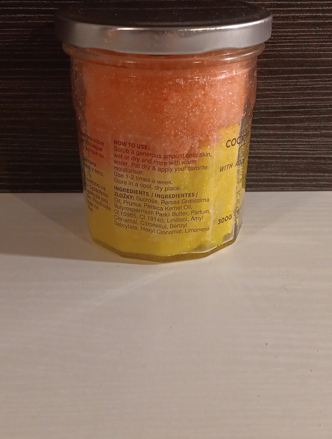 Handmade Body Scrub Peach Sangria From The United Kingdom.we Sell Luxury Soaps!!