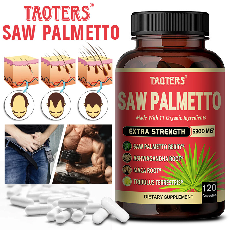 Saw Palmetto Capsules – Premium Prostate Health Support Supplement for Men