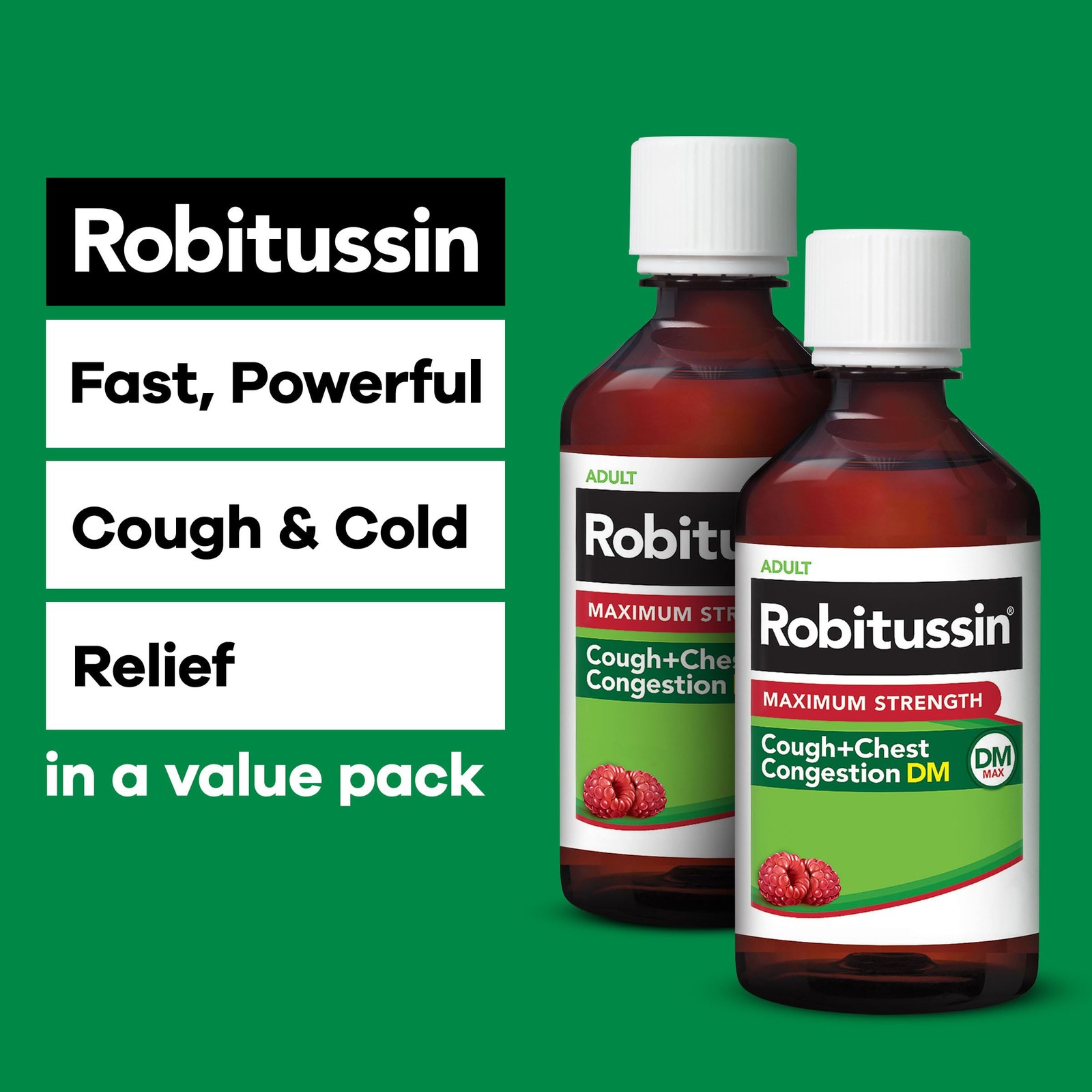 Robitussin Adult Maximum Strength Cough Plus Chest Congestion Dm Max Cough