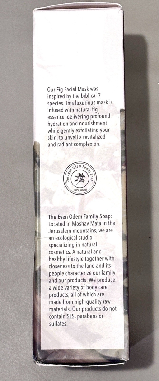 NEW Skincare – Figs Facial Mask Even Odem Family Soap (3.38 oz) Made in Israel