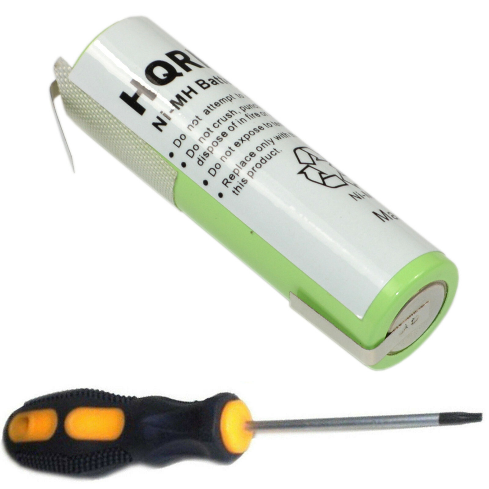 HQRP Rechargeable Battery for Braun 4501, 7527 Razor / Shaver