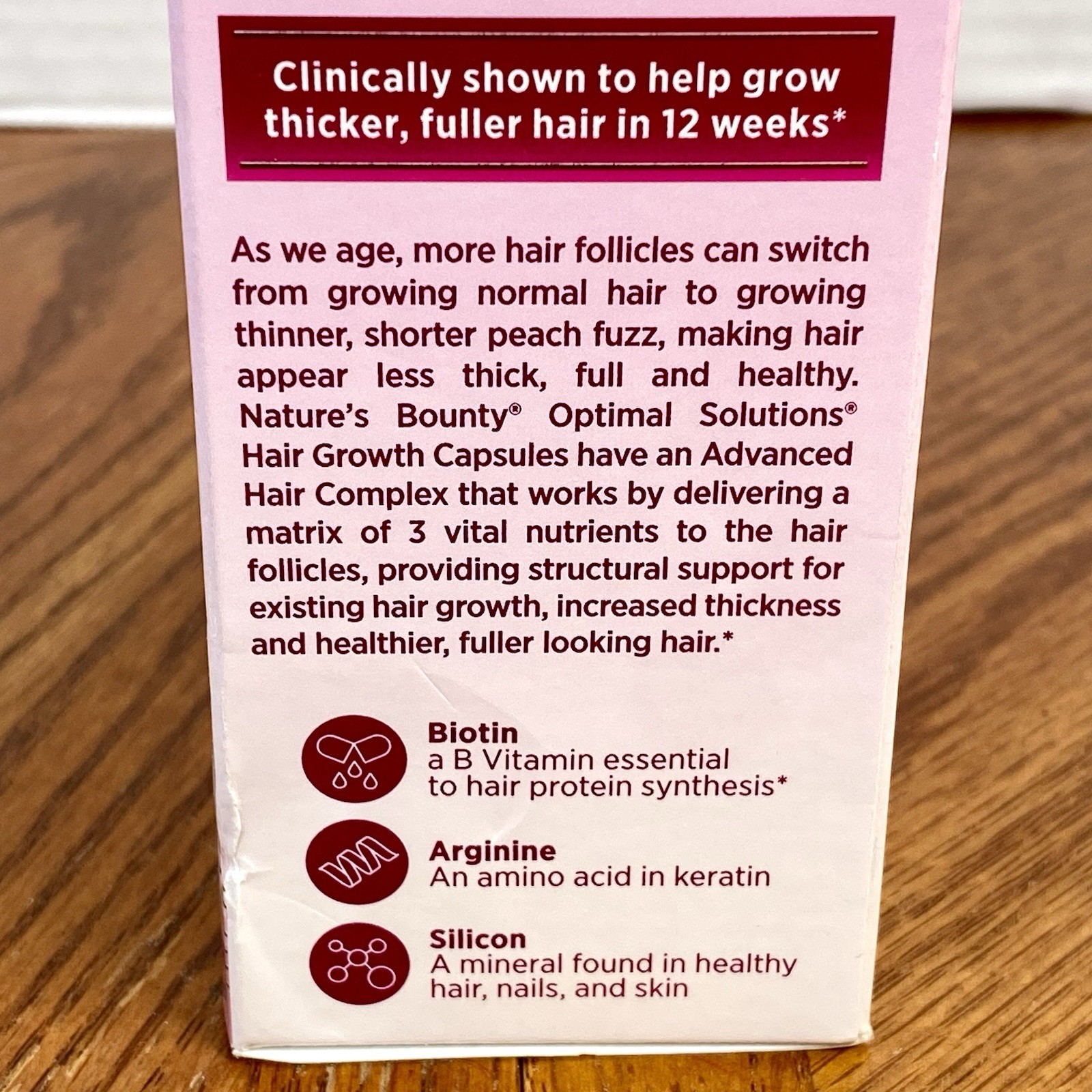 Nature’s Bounty ~ Hair Growth Supplement ~ 30 Capsules ~ Exp 01/2027