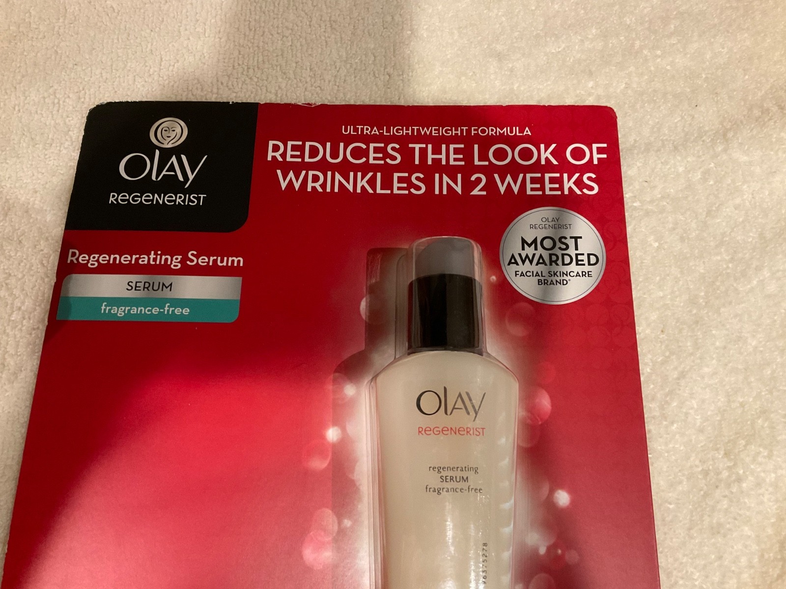 Olay Regenerist Advanced Anti Aging Regenrating Serum 3.4 Fl Oz Fragrance Free