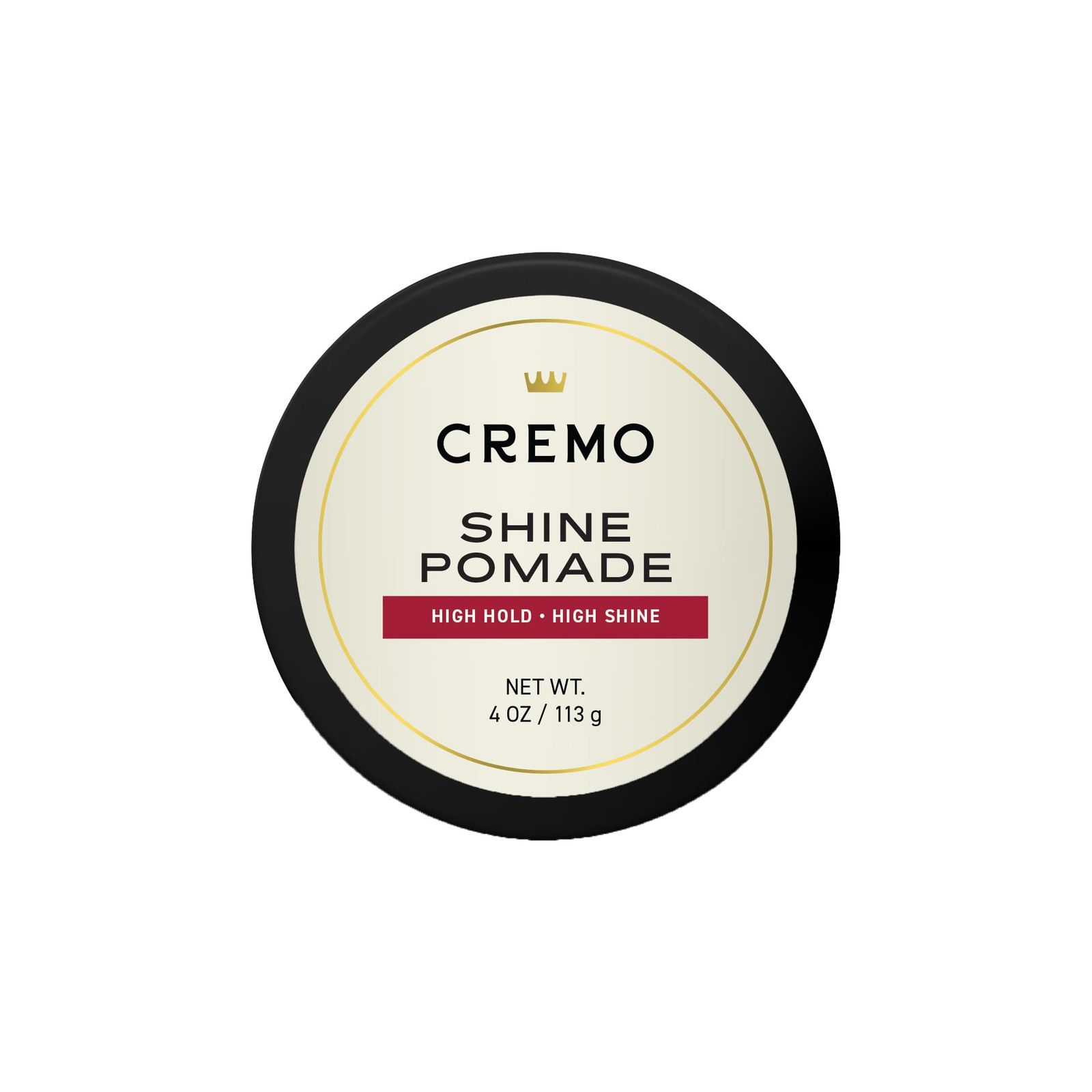 Cremo Hair Pomade for Men – Premium Barber 4 Fl Oz (Pack of 1), No Color