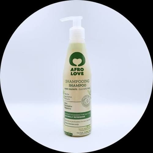 Afro Love Liquid Mint Shampoo 10oz – Deep Cleansing & Clarifying Scalp Treatment