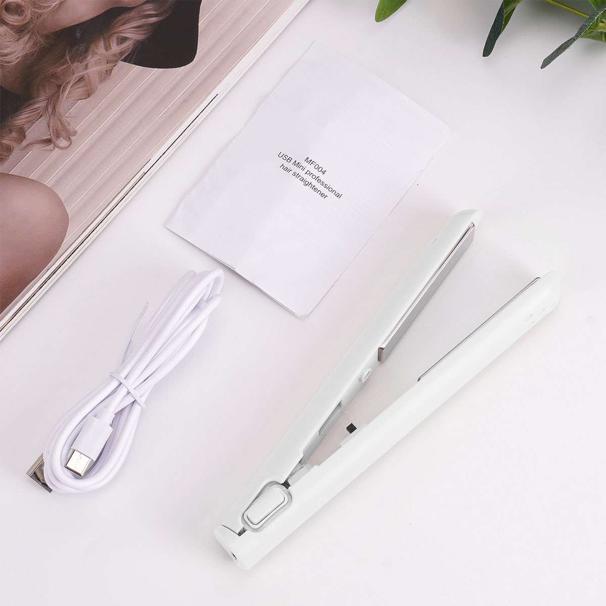 Mini Dual Purpose Curling Iron,Upgrade Small Hair Straightener,Portable 2 in 1
