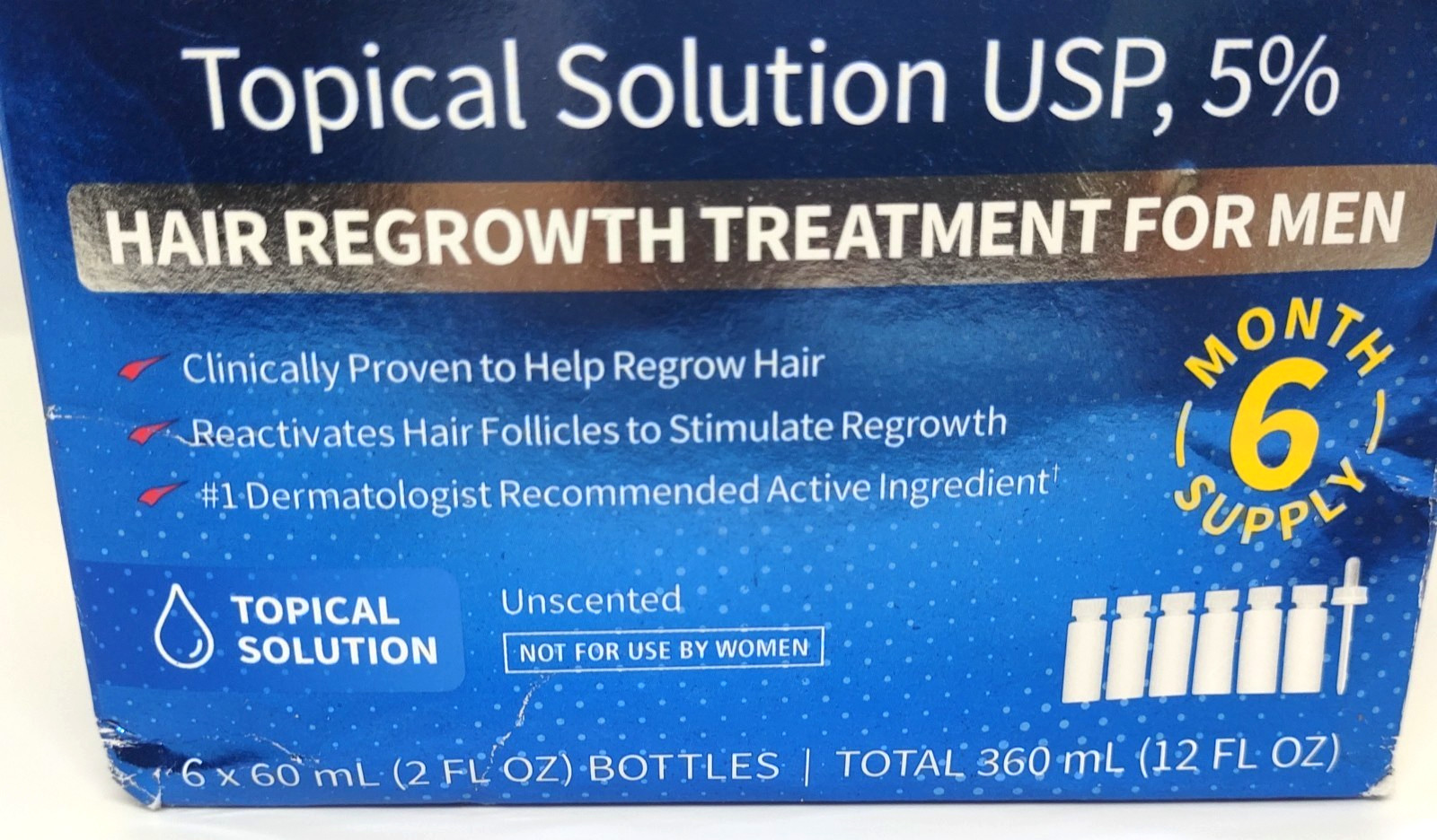 Minoxidil 5% Kirkland Signature Extra Strength Men Hair Regrowth