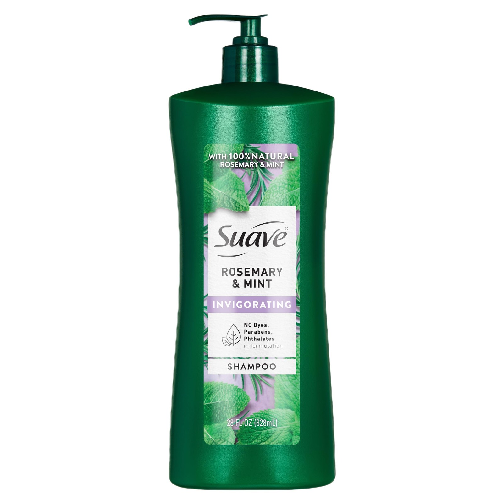 Suave Invigorating Shampoo with Rosemary Mint Healthy Looking Hair 28 FL OZ