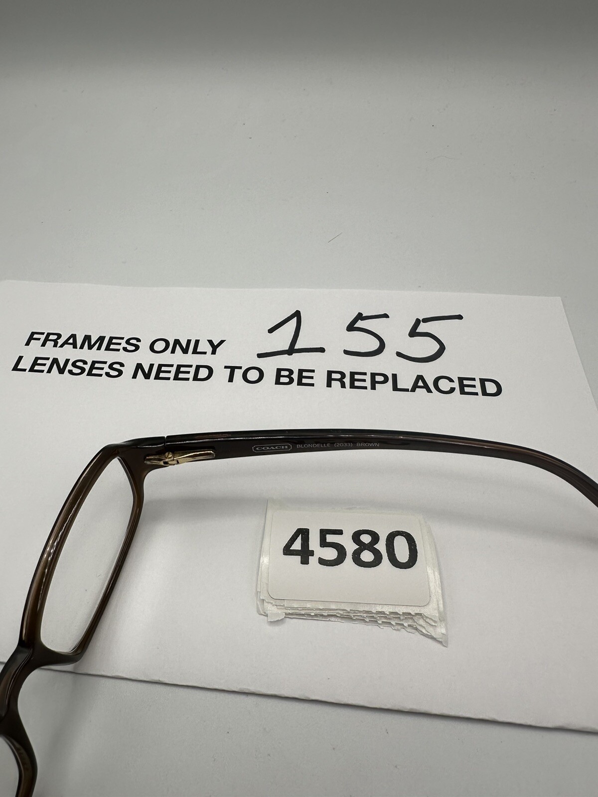 COACH BLONDELLE Eyeglasses Frame 49-16-135 2033 Brown Polish
