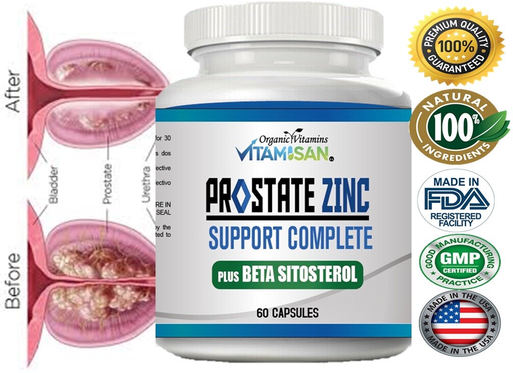 3 Prostate Supplement Urinary Support Capsules prostate zinc Saw Palmetto