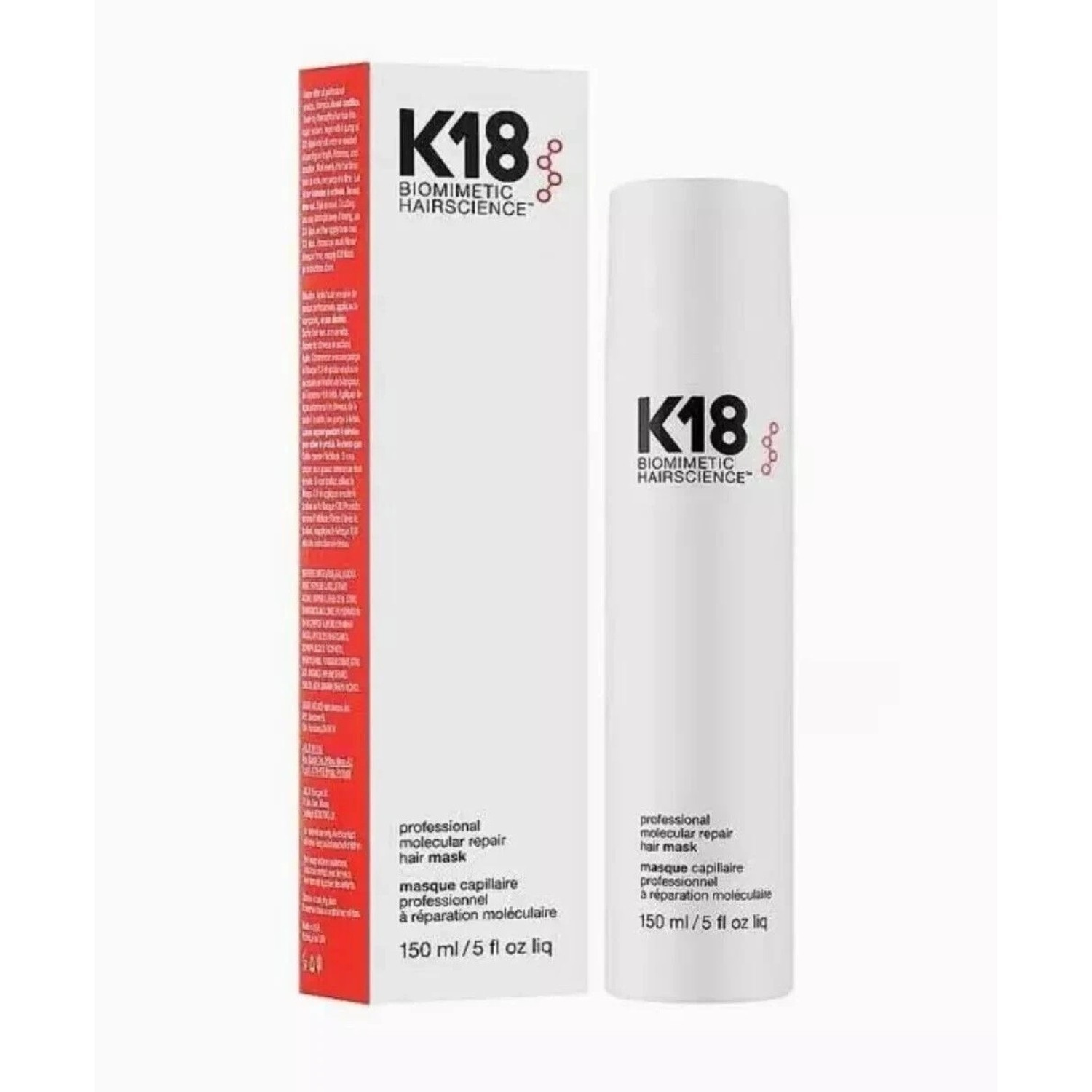 K18 Leave In Molecular Repair Hair Mask Biomimetic Hairscience 150 ML Sealed
