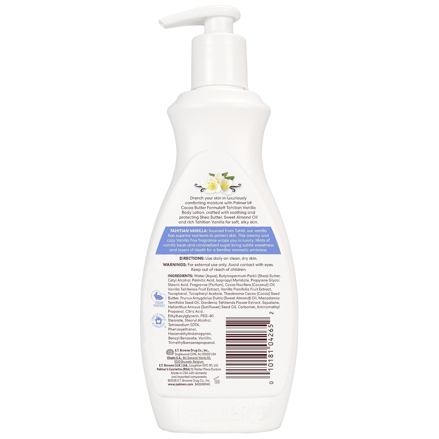 Palmer’s Tahitian Vanilla Body Lotion (13.5 oz) – 48 Hour Moisture Hydrating