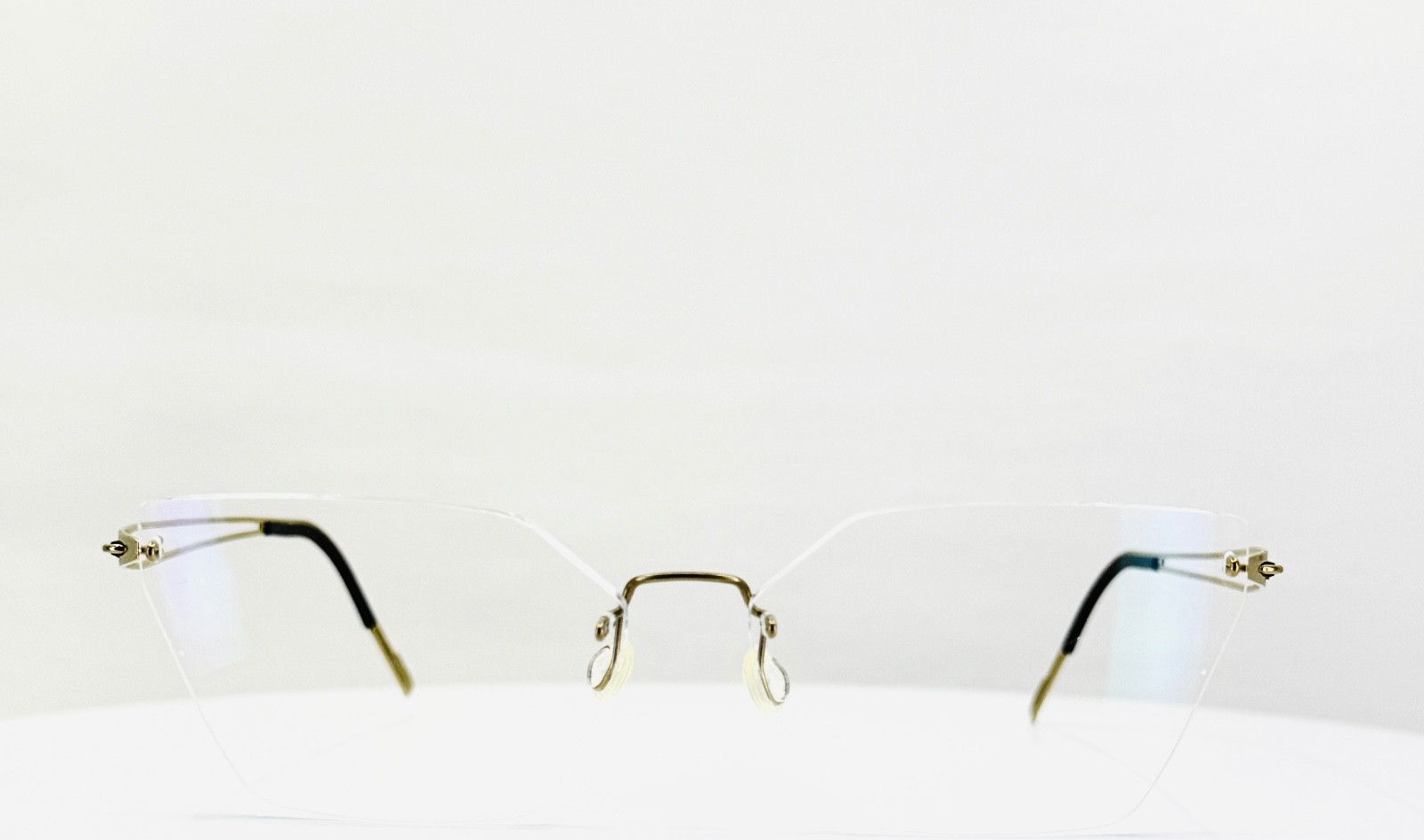LINDBERG 2387 034/DFAW T602 PGT Gold Unisex Rimless Eyeglasses N/A-16-130 B:N/A