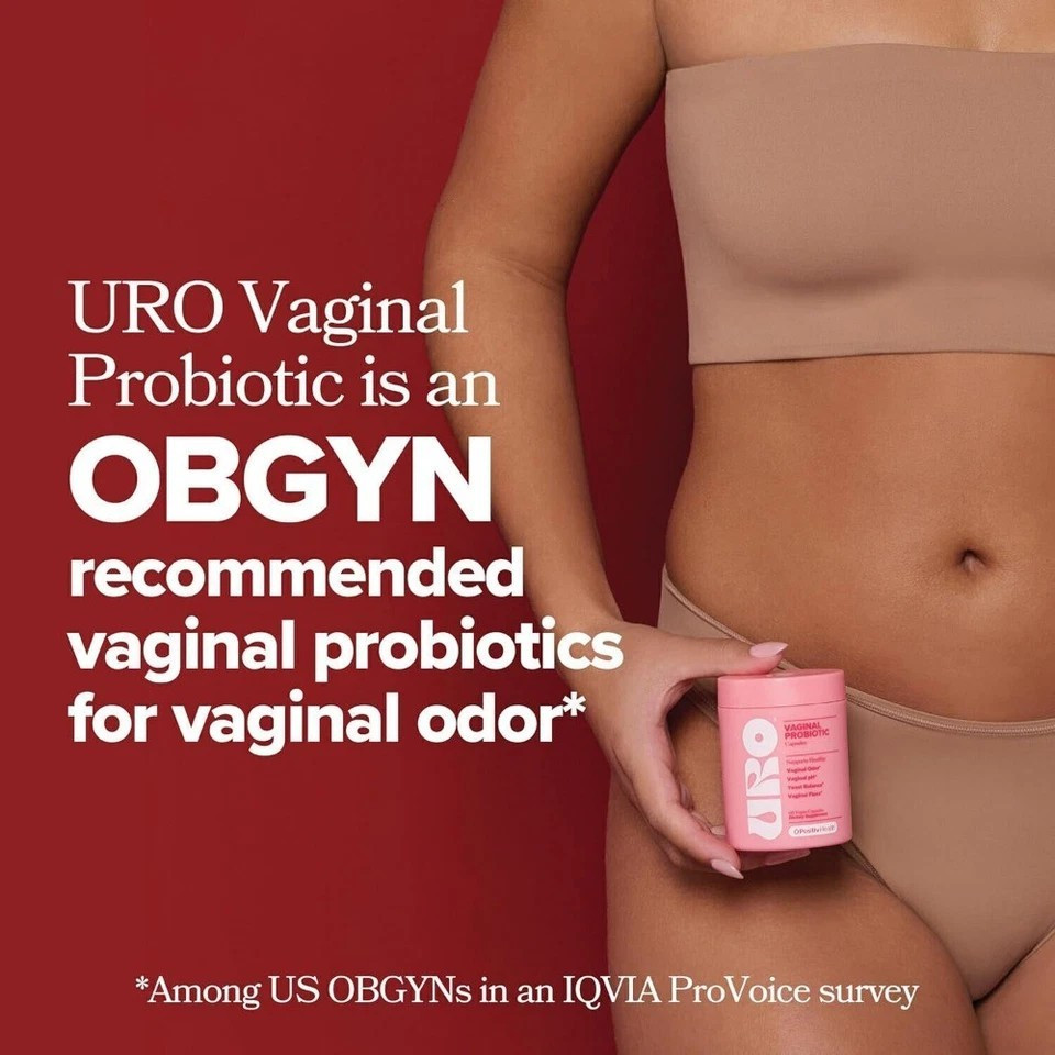 3PACK URO O Positiv Vaginal Probiotics for Women pH Balance w/ Prebiotic
