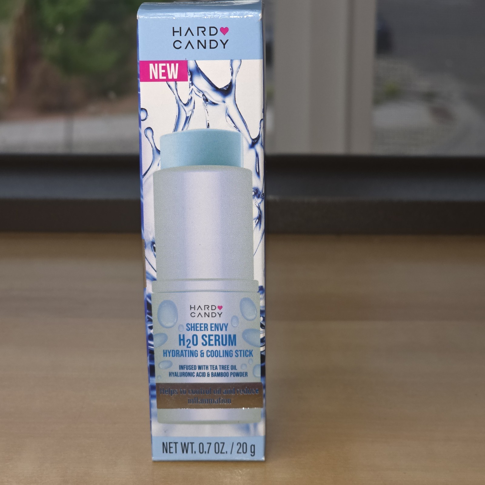 Hard Candy Sheer Envy H2O Serum Stick Hydrating Cooling 0.7 oz/20 g