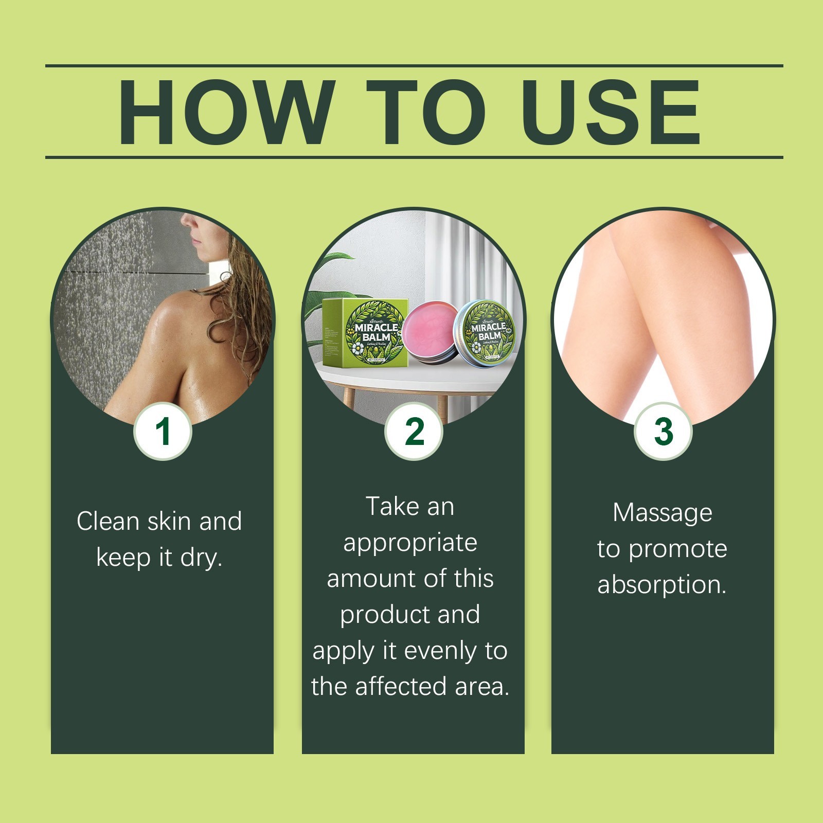 2PCS-Miracle Balm,Soothing Joint Cream for Back,Hands,Feet and Body Cream