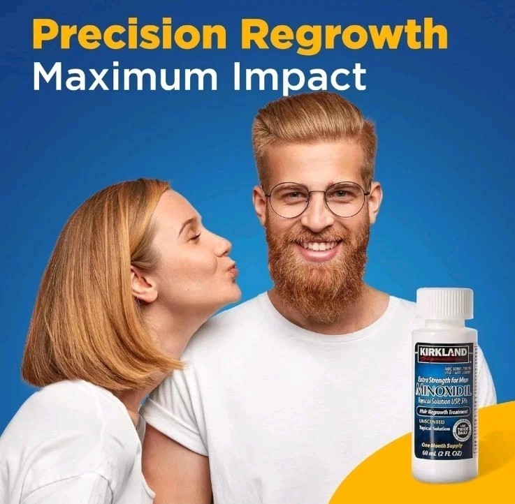 Kirkland Minoxidil 5% Hair Regrowth Treatment 6 Month Supply 6x 2oz NEW SEALED