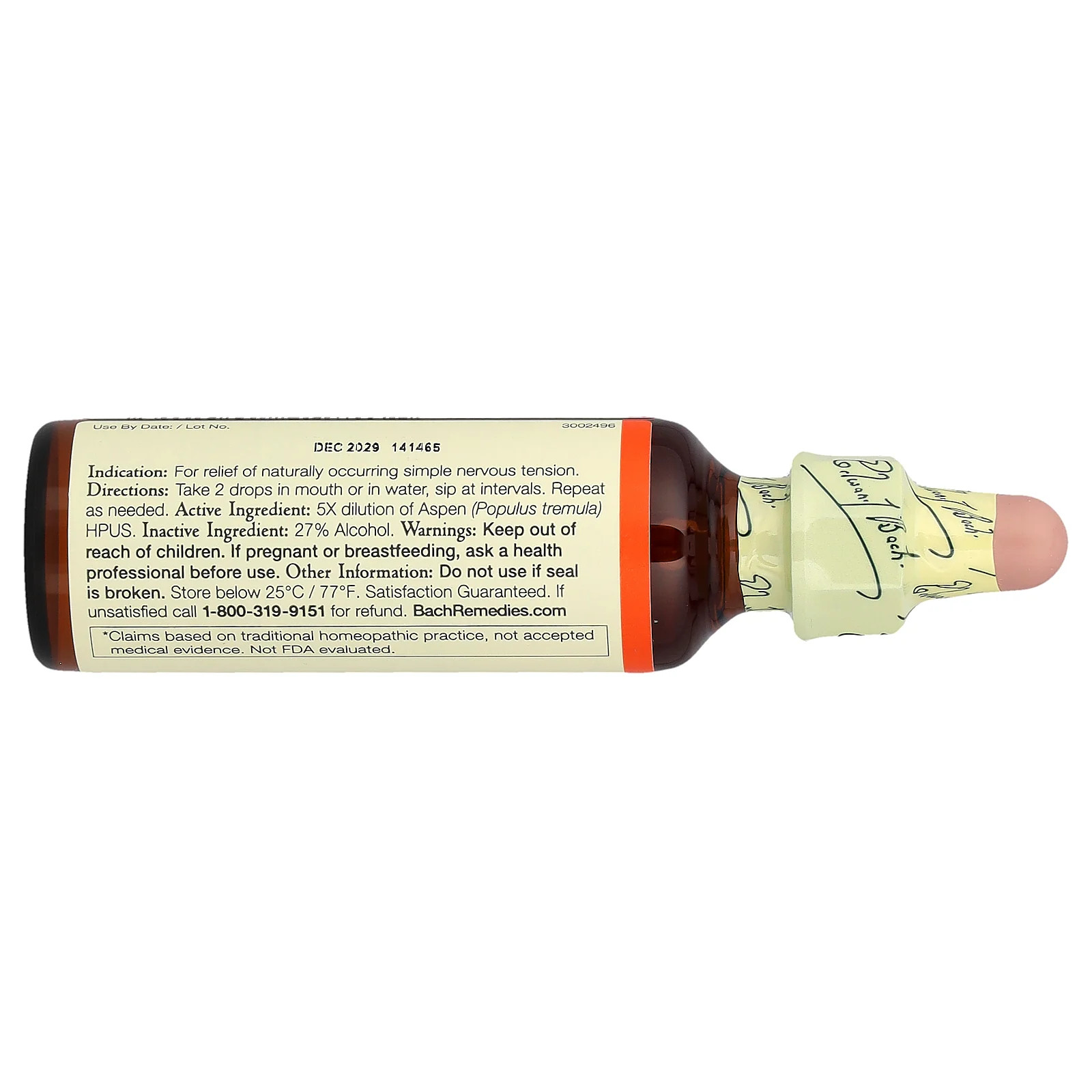 Original Flower Remedies, Aspen, 0.7 fl oz (20 ml)