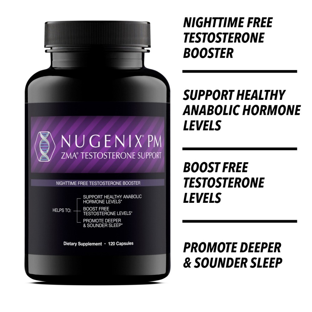 Nugenix Pm Zmn Testosteron Slupor Build Muscle And Strength 120 Pills