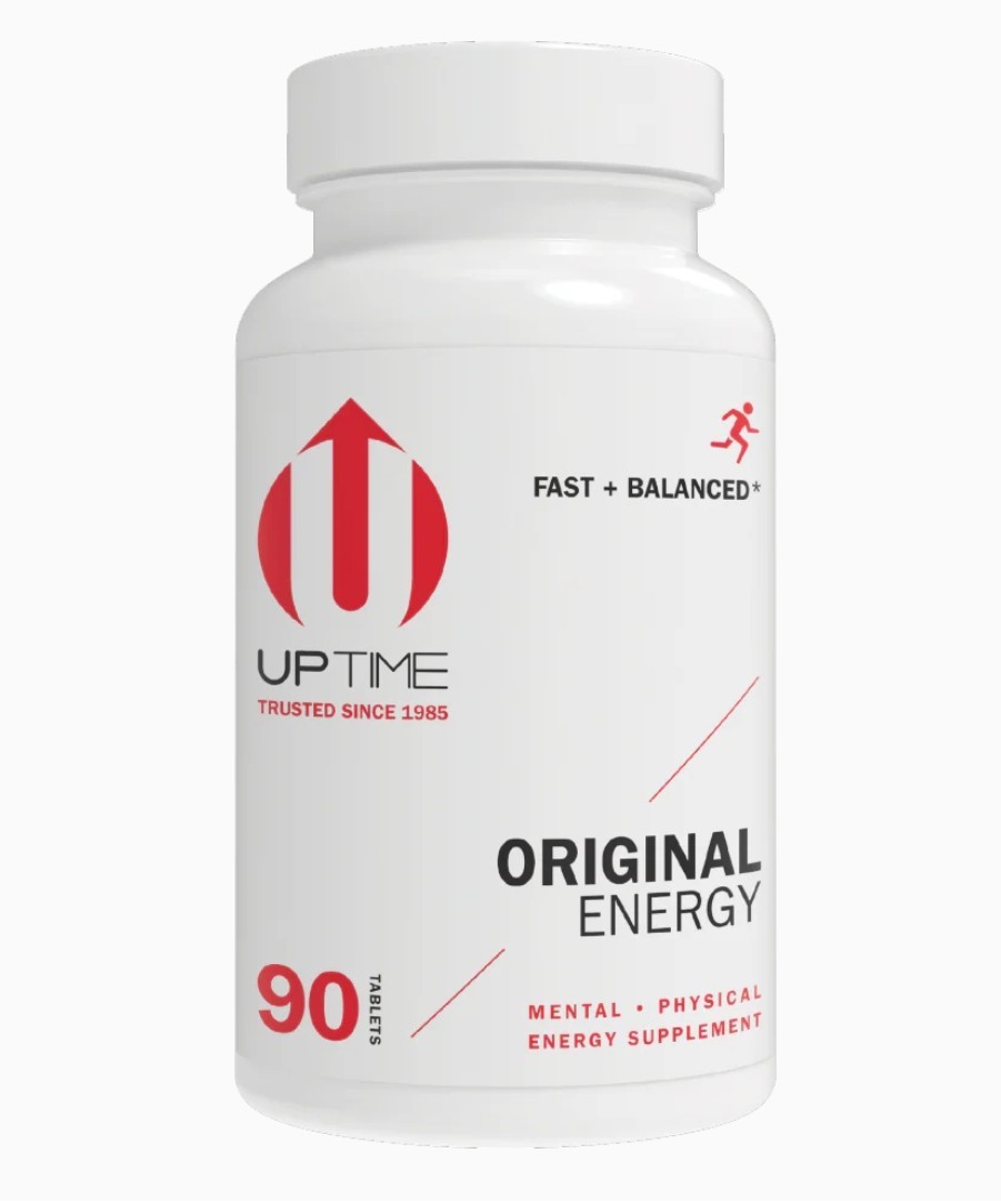 Uptime Energy Tablets 180 Ct (2×90) Original Caffeine Ginseng Ginkgo NEW