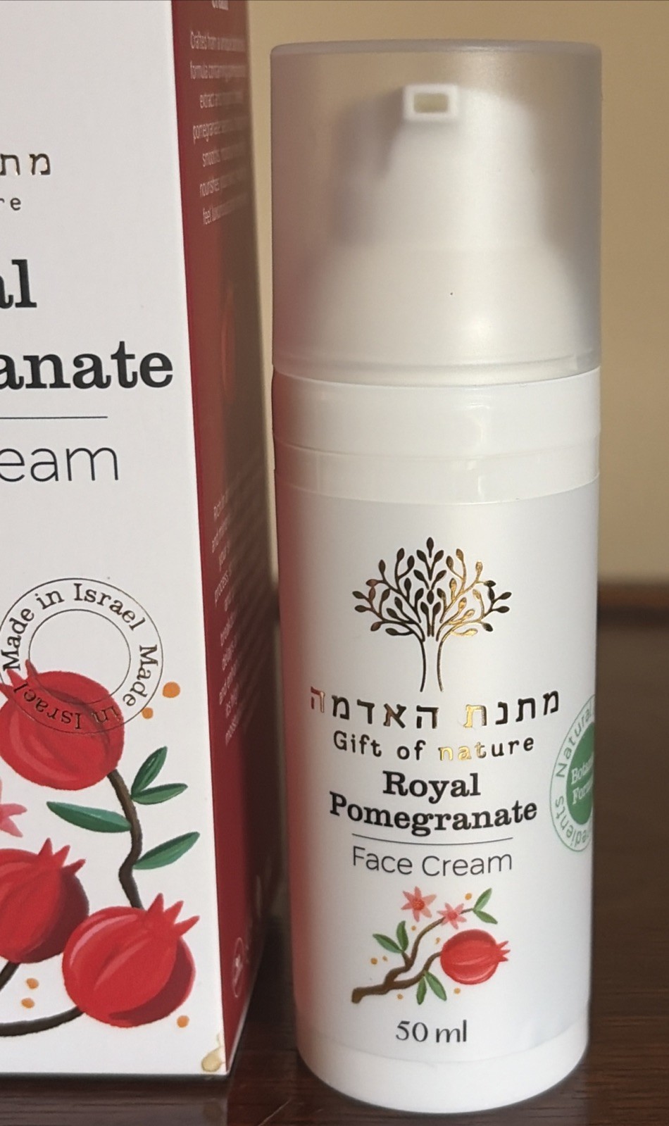Gift of Nature Royal Pomegranate Anti-Aging Face Cream 50mL Made In Israel