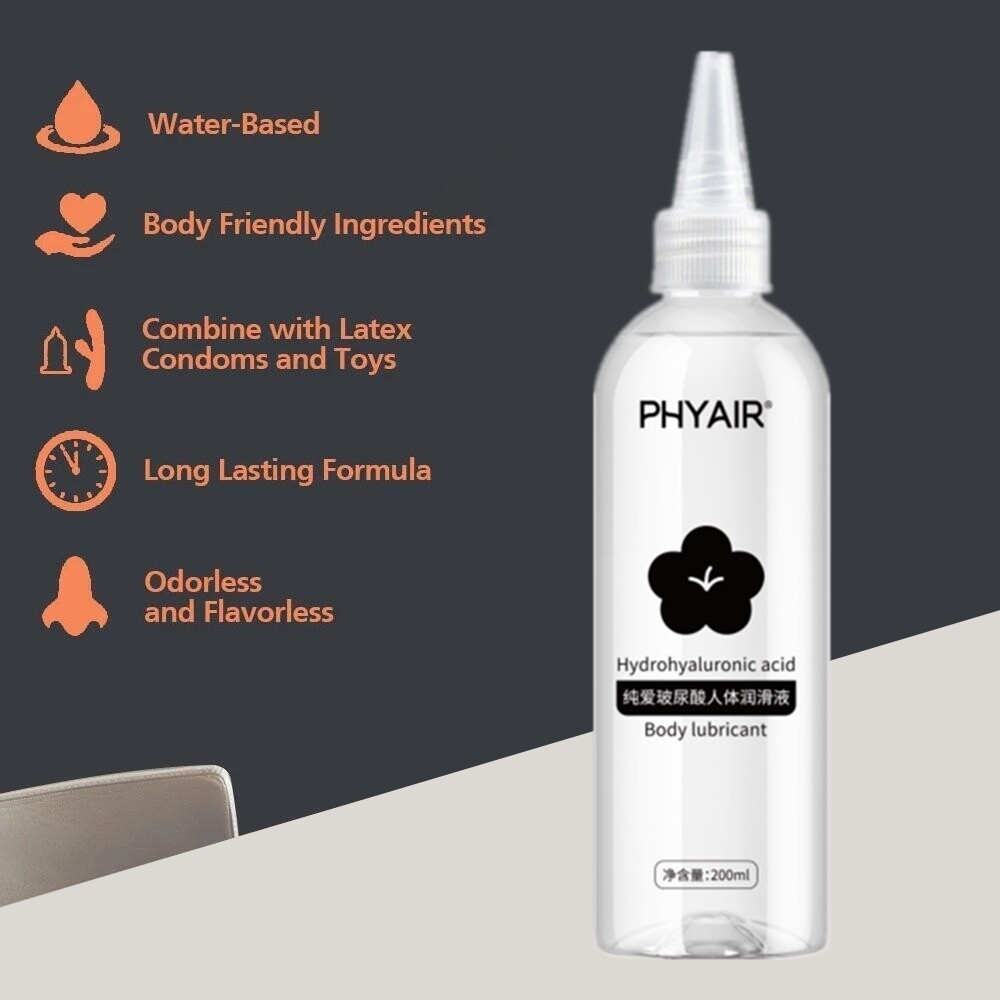 Lube Personal Sex Lubricant Water-Based Long Lasting Easy Clean Women Men Adult