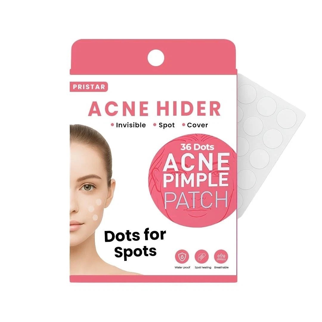 Pristar 36 Pimple Patches 2% Salicylic Acid Hydrocolloid Acne Patch Clear Skin