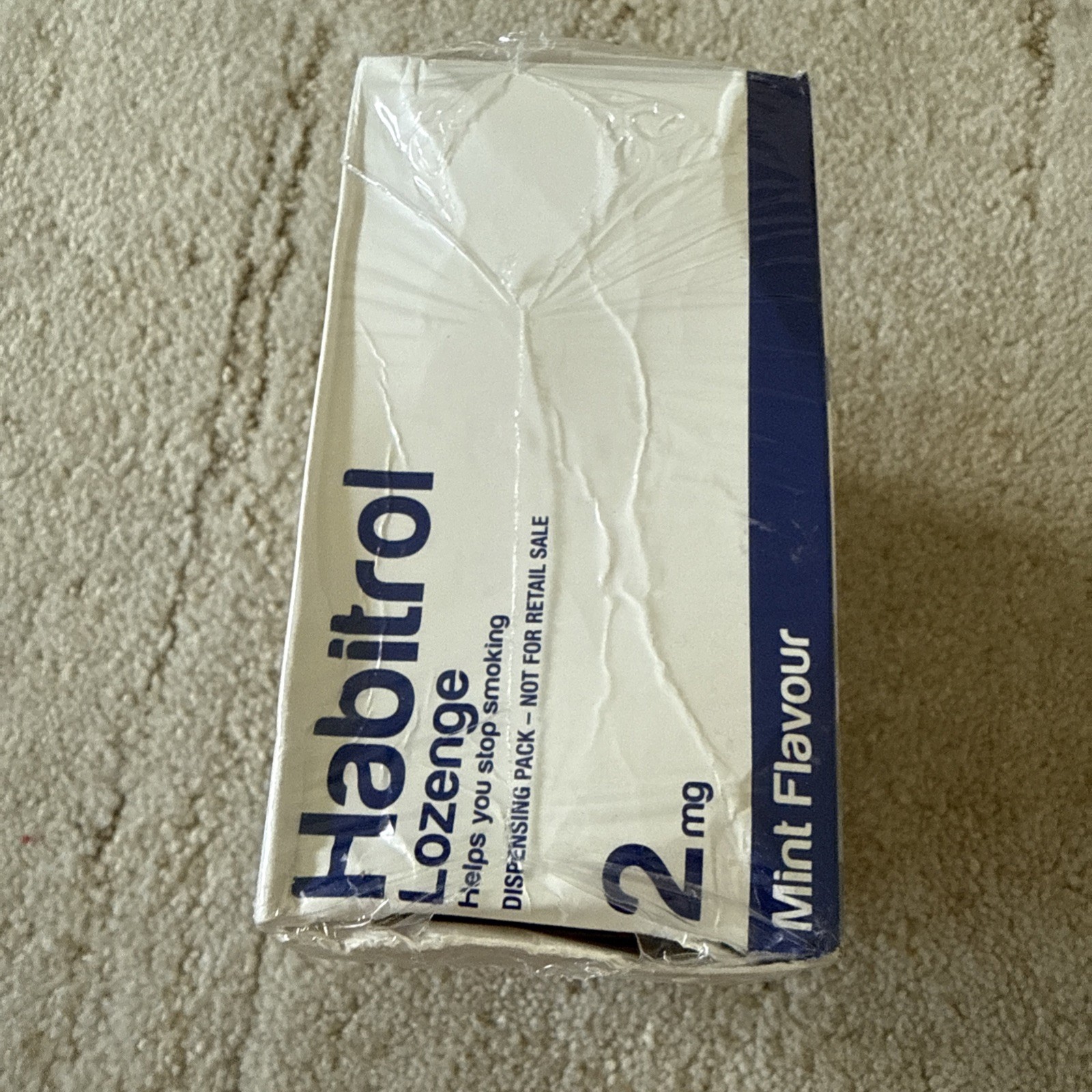 SEALED Habitrol Nicotine 2mg Mint Flavor Lozenges 216 Pieces Sugar Free 2/2026