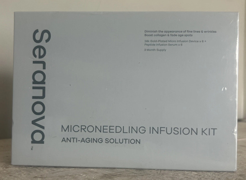 Seranova – Micro Needle for Skin w/collagen/hyaluronic- 3 Month Supply- BB 2028