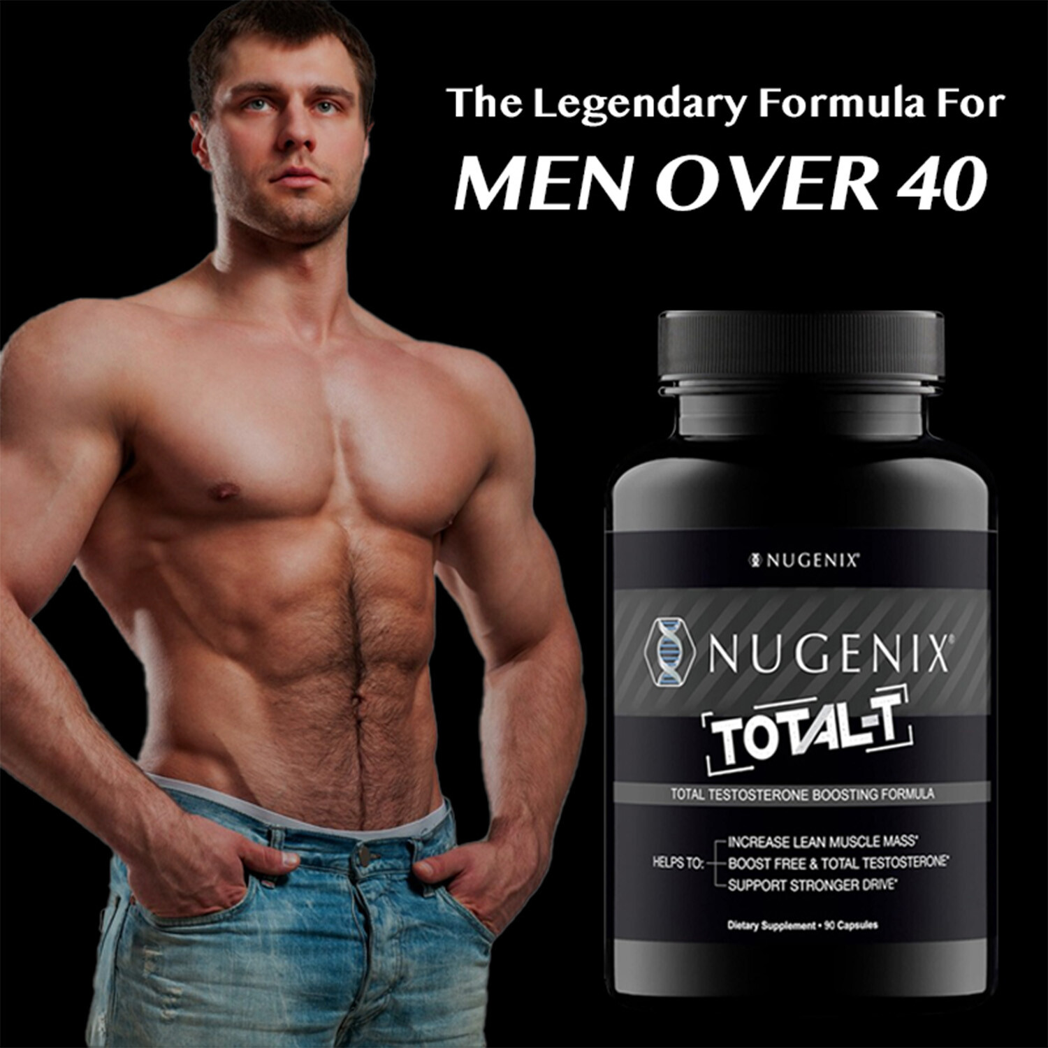 NUGENIX TOTAL-T – Testosterone Booster for Men, Energy, Endurance & Performance