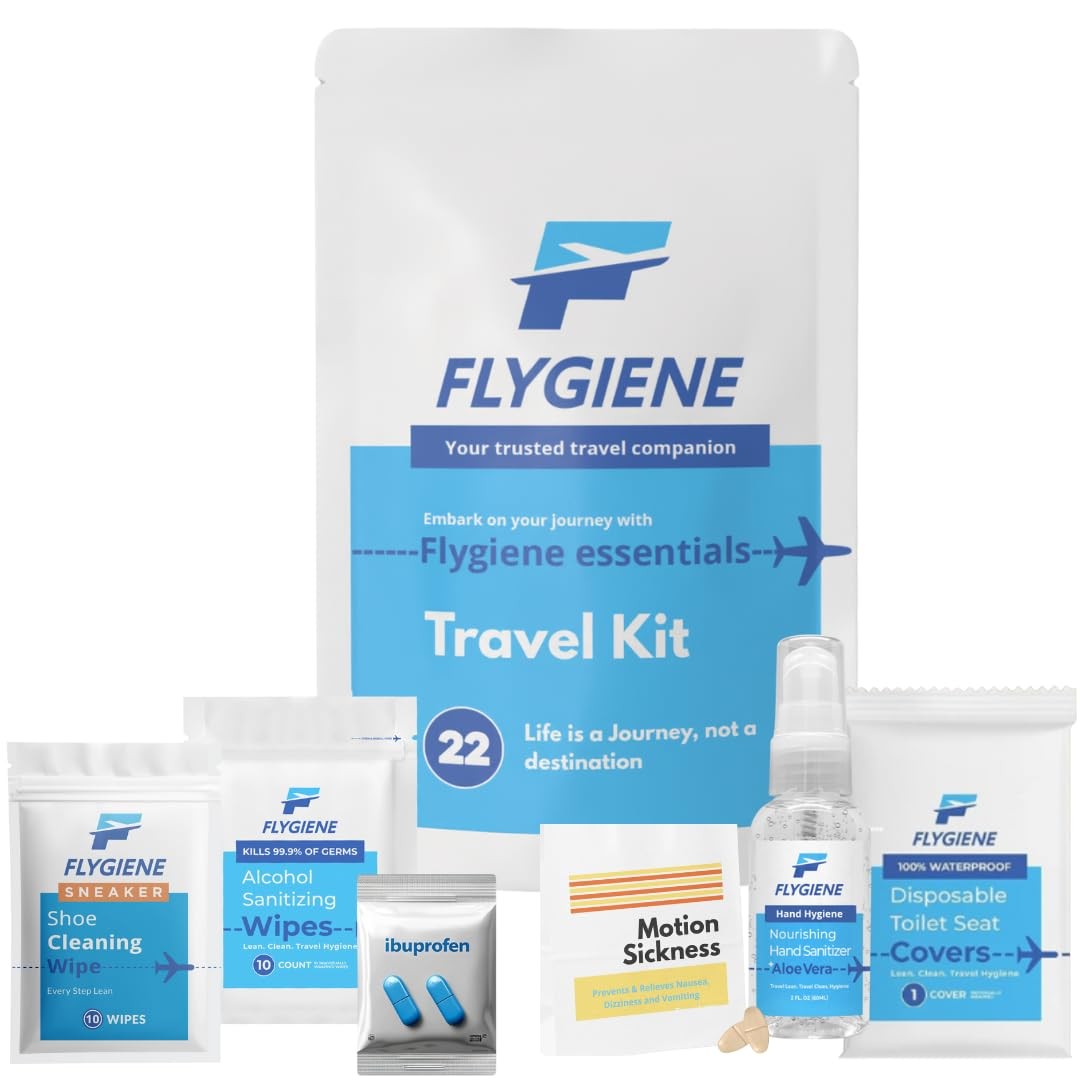 Travel Kit – Complete Airplane Travel Essentials Set for Men, Women, & with W…