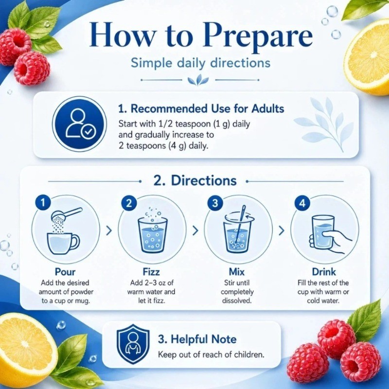 Natural Vitality CALM Raspberry Lemon Magnesium Citrate 16oz – 1/2/3 Bottles