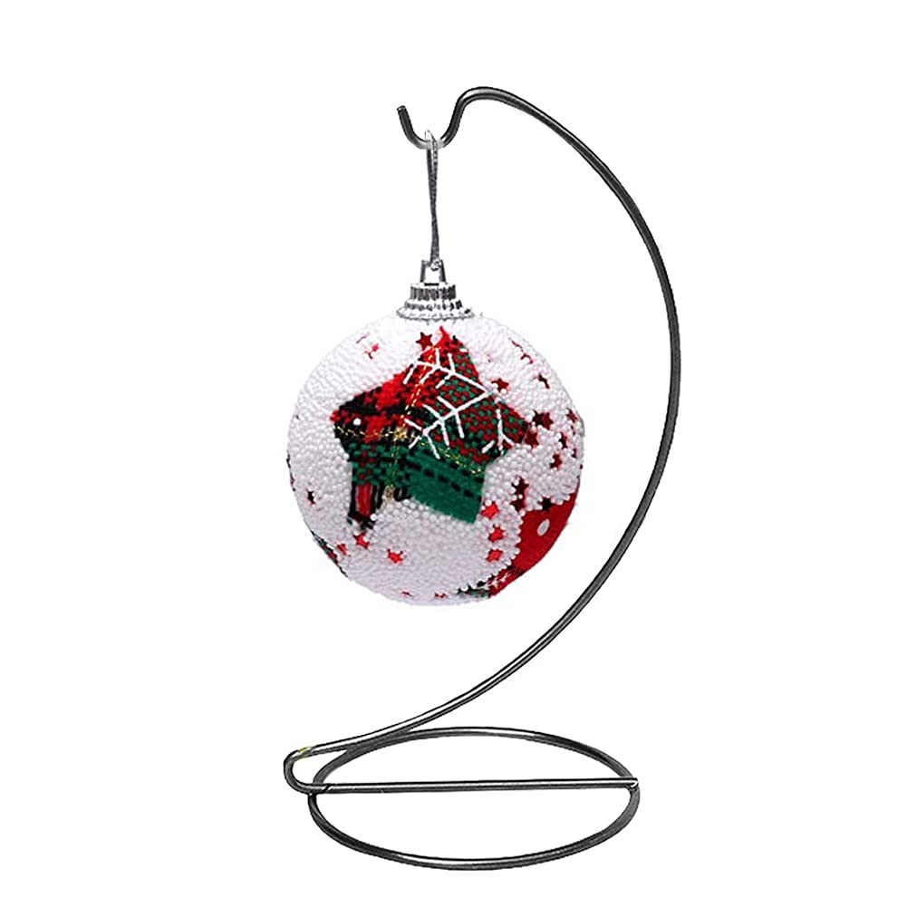 1 PCS Ornament Display Hanger Rack 9.1×4.1 Inch Stand Hook Holder Black