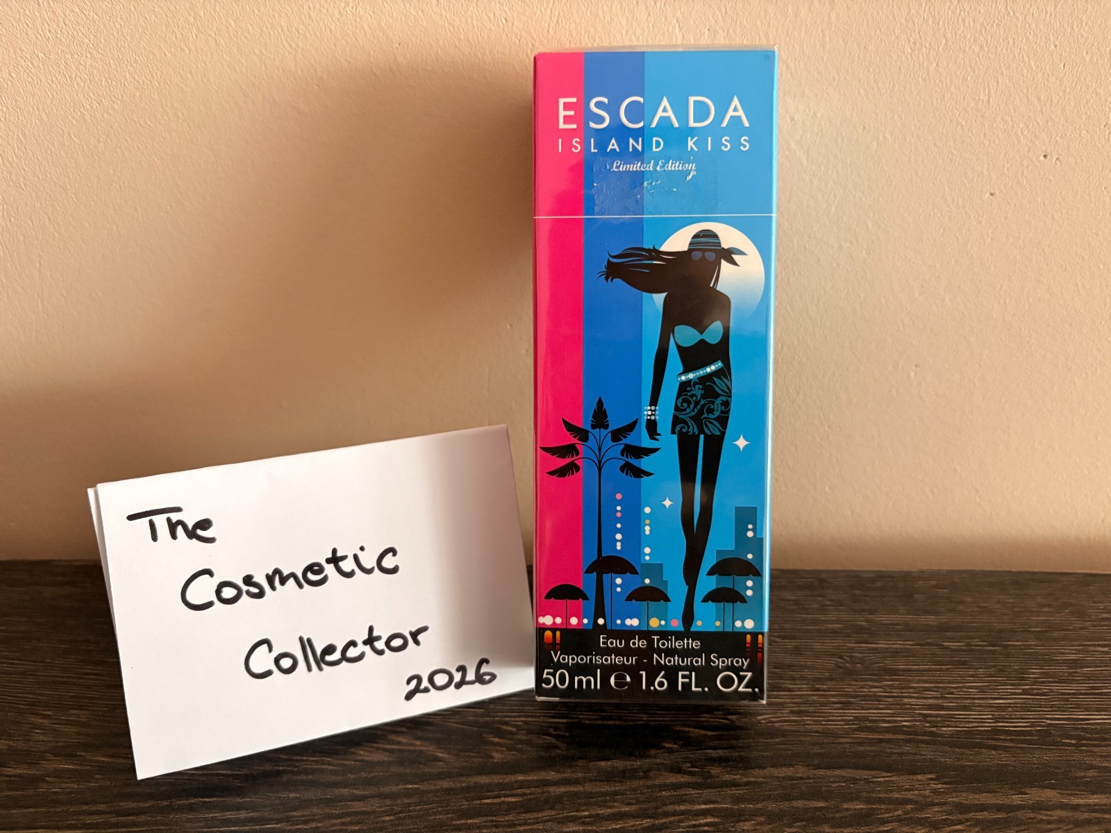 Sealed Limited Edition 2011 December Escada Island Kiss 50 ml Batch Code 1357