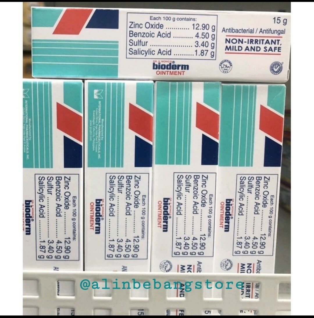 (1) Bioderm Ointment15grms ANTIFUNGAL NONE – IRITANT MILD AND SAFE (Exp. 2026)