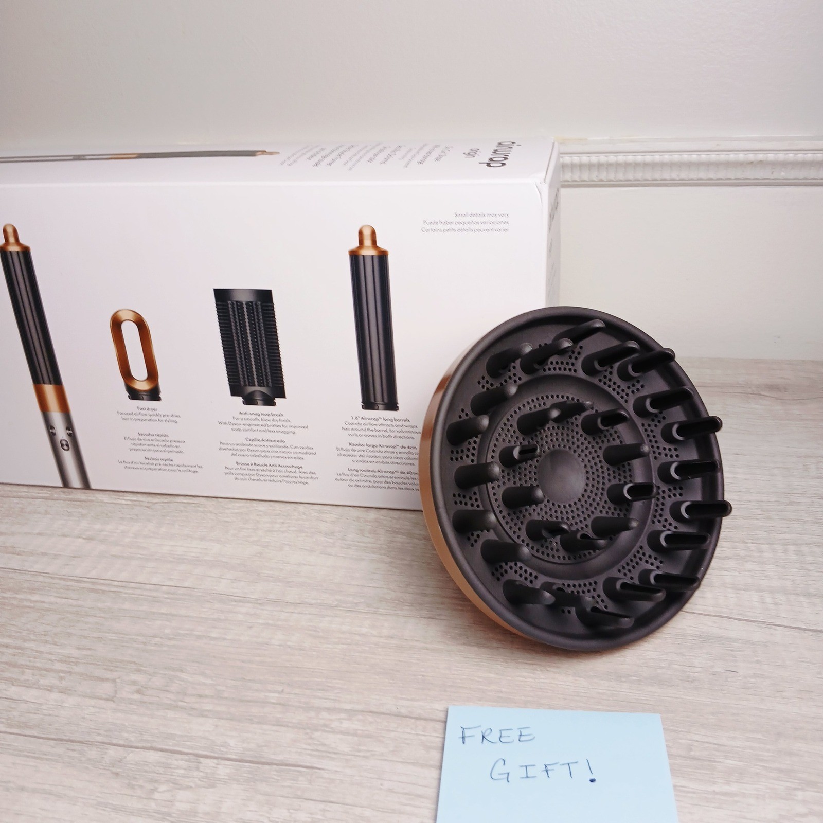 Dyson Airwrap Origin Multi-Styler Nickel Copper with 3 Attachments New
