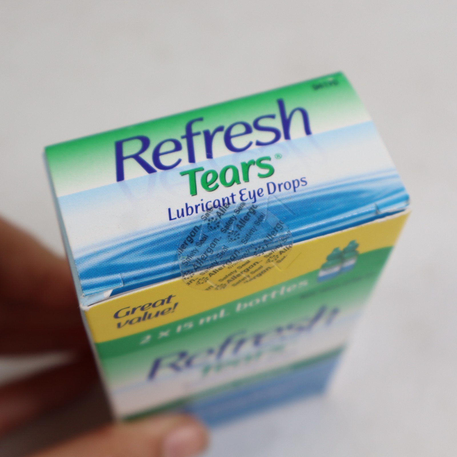 Refresh Tears Lubricant Eye Drops 2 Bottles 0.5 fl oz EXP 07/2026+