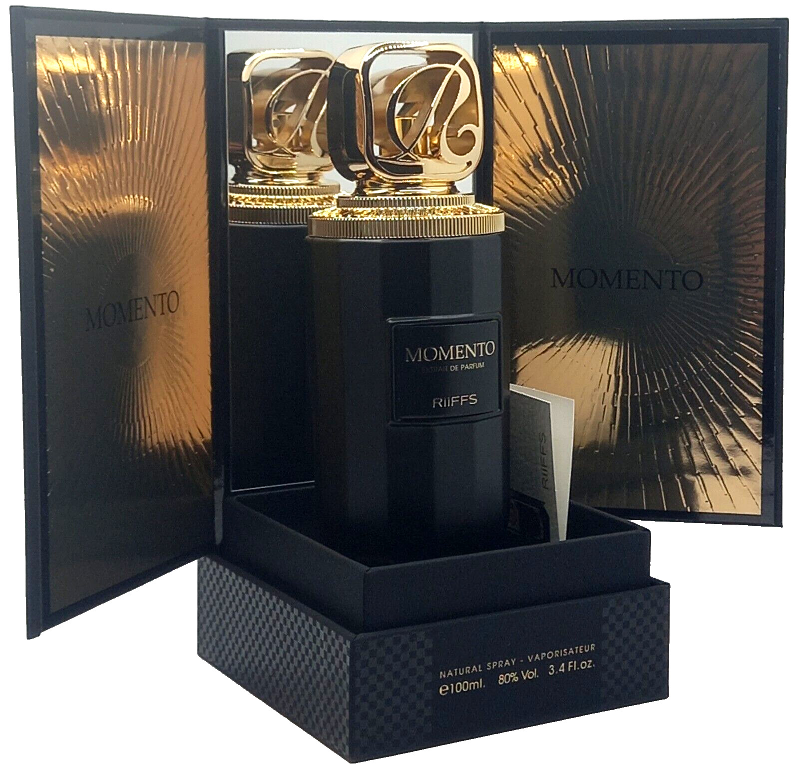 RIIFFS MOMENTO EXTRAIT DE PARFUM SPRAY UNISEX 3.4 Oz / 100 ml BRAND NEW ITEM!!!