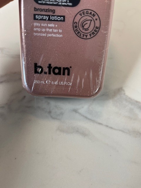 Bronzed and Boujee SPF 15 Sun Tanning Lotion Spray Bronzing 12/25 8 oz SEALED