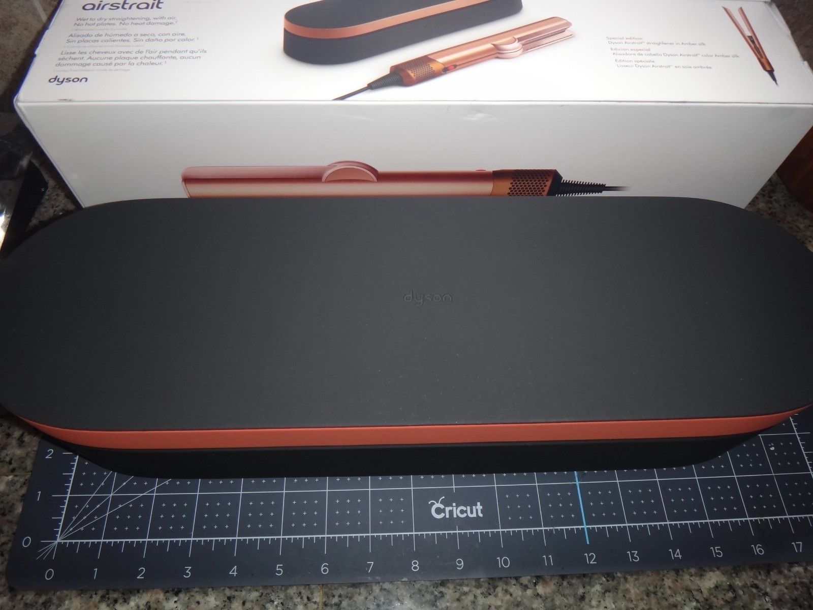 Dyson Airstrait™ dryer and straightener Special Edition Amber Silk
