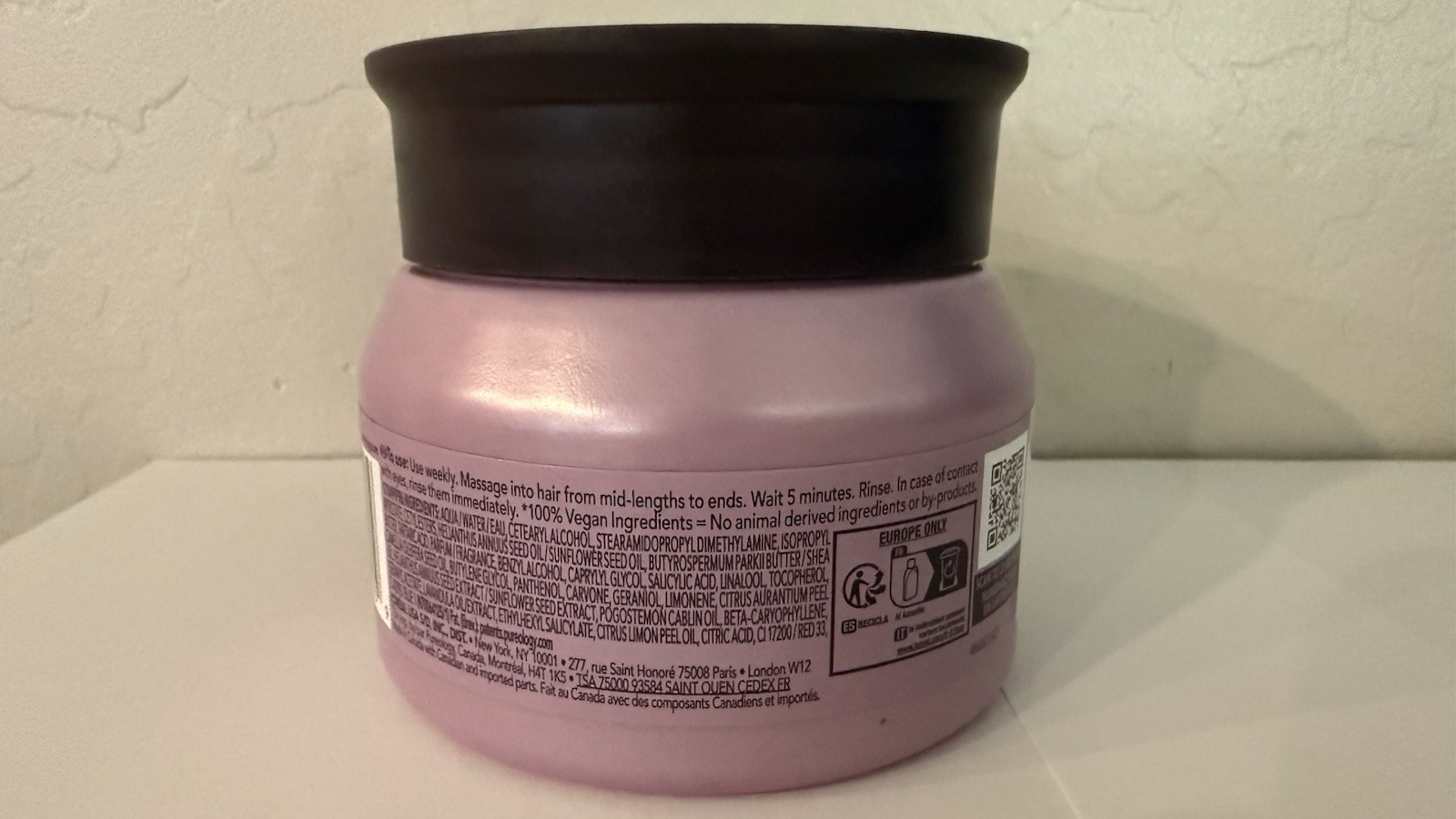 Pureology Hydrate Treatment Mask Vegan Dry/Color Hair Detangling 8.4 fl oz