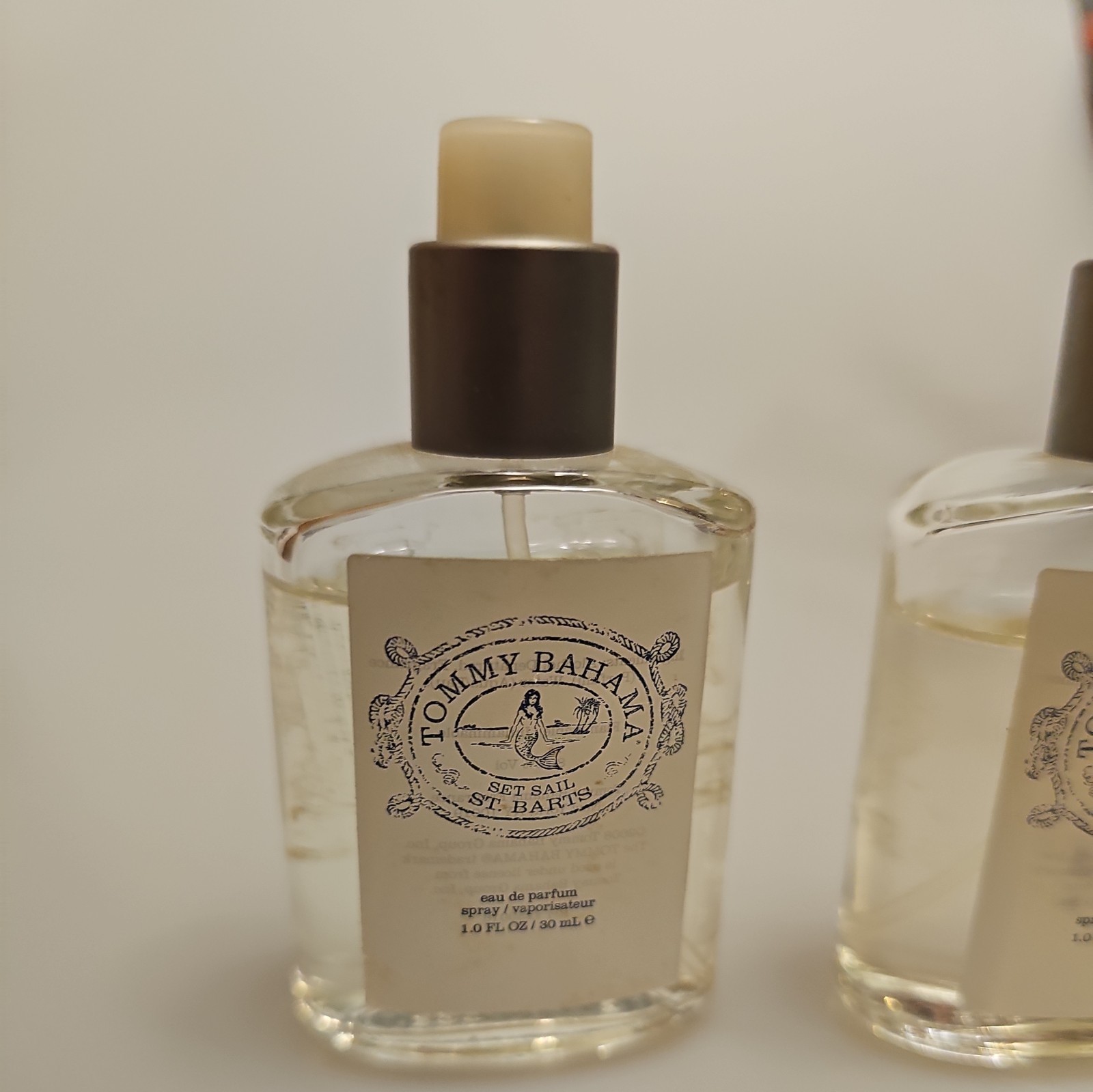 (2)Tommy Bahama SET SAIL ST.BARTS Women EDP 1.0 oz 30 ml Spray NO Lid
