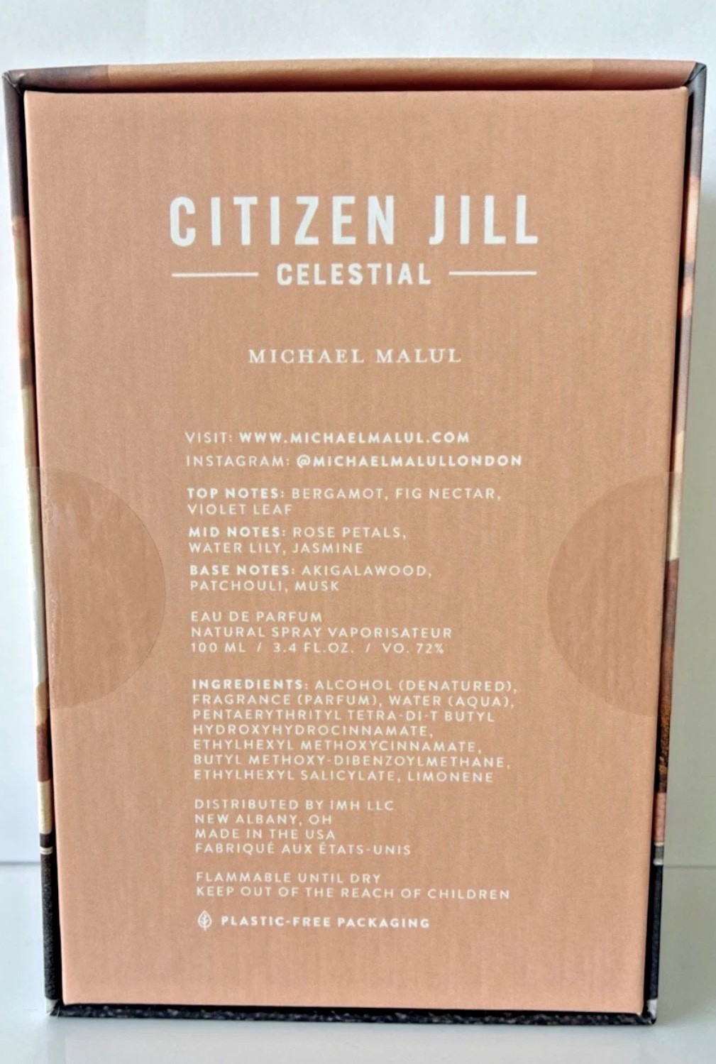 CITIZEN JILL CELESTIAL BY MICHAEL MALUL / 3.4 EDP SPRAY / NIB SEALED / AUTHENTIC