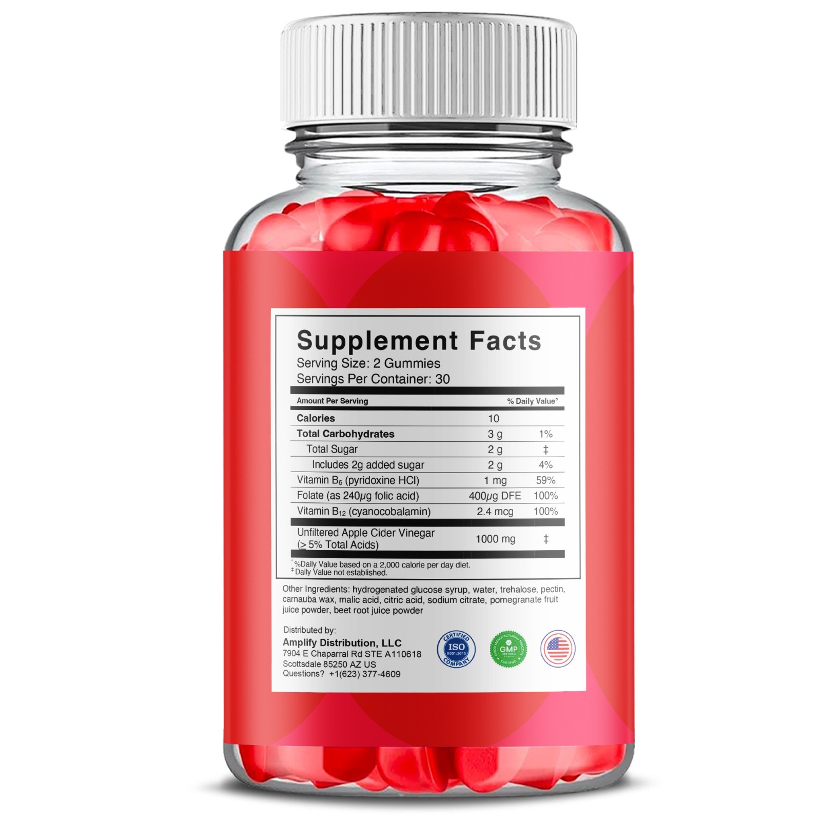 Jelly Thin Gummies, JellyThin Keto ACV Supplement (60 Gummies)