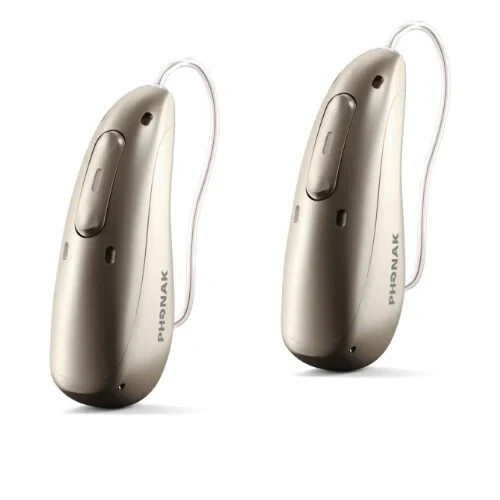 Phonak Audeo Sphere Ultra Infinio I90 PAIR Graphite + Free Charger-USA Seller