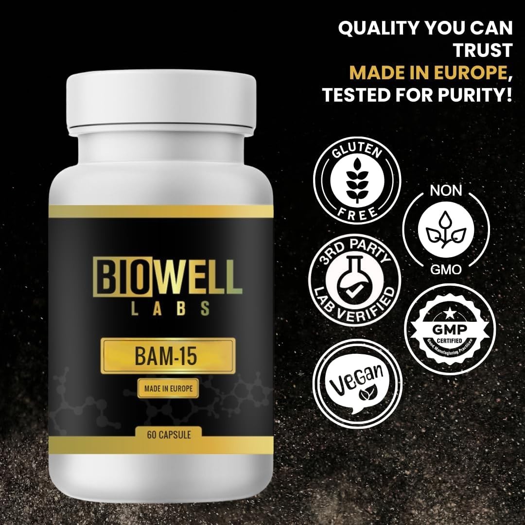 BAM15 Supplement 15mg, Supports Healthy Metabolism | 60 Capsules